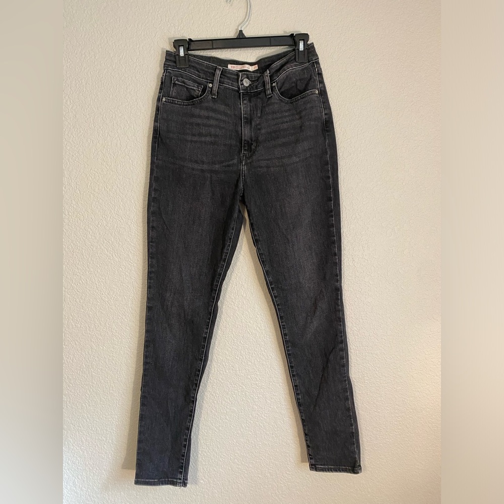 721 Levi high rise skinny jeans
